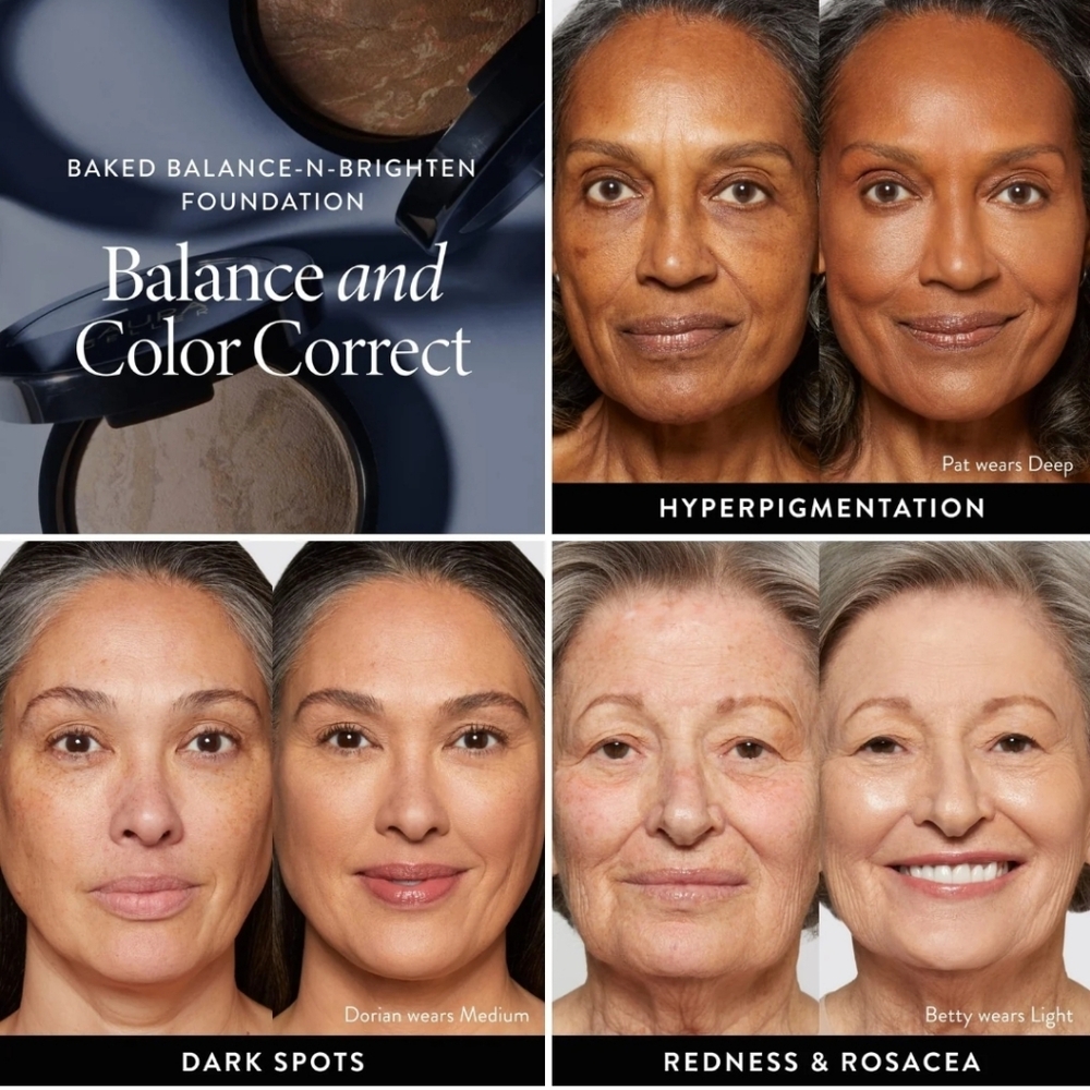 Laura Geller Baked Balance-N-Brighten Color Correcting Foundation: Fair, TS, NIB - Picture 5 of 11